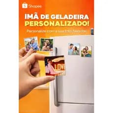 Imã de Geladeira Azulejo Personalizado (Tamanho 7,5x7,5 Ou 4,5x4,5)