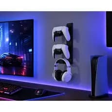 Suporte Duplo Controle PS5 Base Suporte Gamer Organizador DualSense Para 2 Controles Video Game