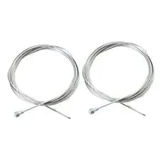 02 Cabo De Aço Freio Inox Para Speed Sti 1.5mm X 2.1 Metros