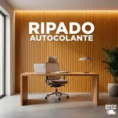 Painel Ripado MDF Autocolante Varios Kits – Aplicação Rápida e Elegante para Ambientes