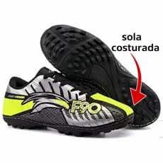 Chuteira Society F90 Masculina/Unissex Costurada Confortável Antiderrapante top vendas