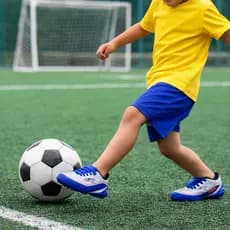 Chuteira Infantil Society Masculina Antiderrapante Confortável Futebol Kids