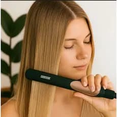 Chapinha prancha cabelo bivolt rosa 50W ceramica alisar modelar antifrizz profissional