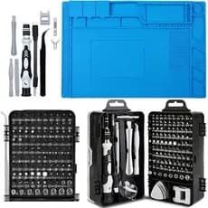 Kit Manutenção Celular Chaves Reparo 115em1 + Manta Magnética 45x30cm