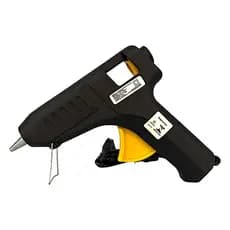 Pistola de Cola Quente Grande 15w Fixação Rápida e 2 bastões de cola