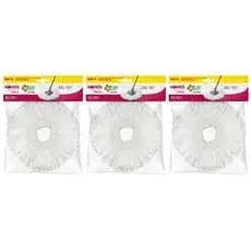 Refil 16cm para Mop Giratório 360 em Microfibra Branco