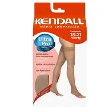 Meia Kendall 7/8 Com Silicone Média Compressão Sem Ponteira  Tamanho M