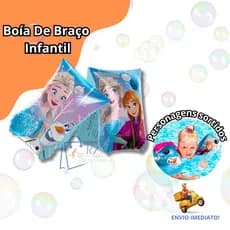 Boía Infantil De Braço Inflavél Personagens De Menina