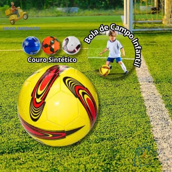 Bola De Futebol Infantil De Campo De Capotão Cores Sortidas Tamanho 5 Para Crianças Bola Couro Sintético