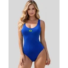 Body Feminino Brasil Plus Size Copa Do Mundo Torcida Brasil