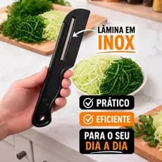 Cortador Fatiador de Legumes e Verduras Utensilios Cozinha Prático Fácil Rápido
