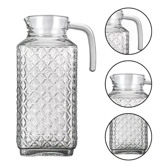 Jarra De Vidro Harmony Transparente 1,8 Litros Suco Água