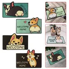 Tapete Capacho de Porta Bem Vindo Antiderrapante Pet Welcome - Decore Com Estilo
