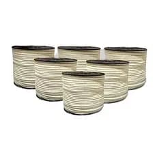 corda/cordão de algodão trançado 4mm 100metros DIVERSAS CORES PROMOCAO