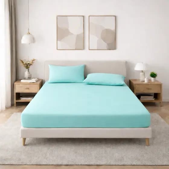 Roupa de Cama 3 Peças 400 Fios Micropercal Premium Super Macio Cama de Hotel Casal Queen solteiro King Berço