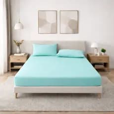 Roupa de Cama 3 Peças 400 Fios Micropercal Premium Super Macio Cama de Hotel Casal Queen solteiro King Berço