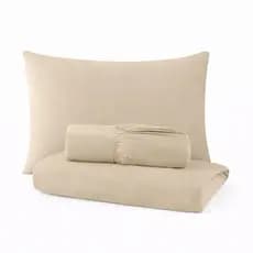 Jogo de Cama 3 Peças 400 Fios Micropercal Premium Extra Macio Promoção Pronta Entrega Casal Queen solteiro King Berço