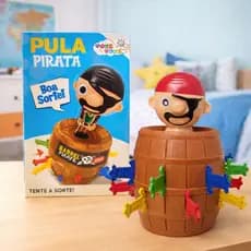 Pula Pirata Jogo Infantil Brinquedo Família Diversão Divertido Disputa Competição Dinâmico Criança