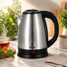Chaleira Elétrica Jarra Térmica Bule com Tampa Inox 1,8 Litros 127V 110V 220V 1000W 1500W Café Chá