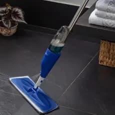 Mop Esfregão Mágico Spray Reservatório Borrifador Rodo Mágico Esfregão Microfibra 360º Clean Tech