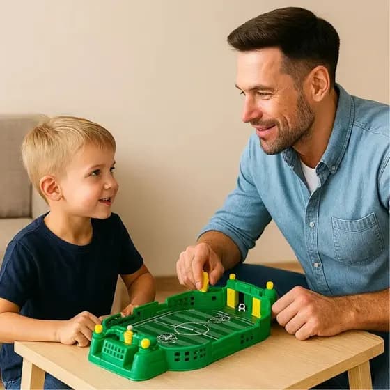 Arena Futebol Desafio dos Pênaltis e Basquete de Mesa Infantil Mini Jogo Esportivo Criança Diversão