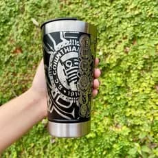Copo Térmico  Personalização em 360 Graus CORINTHIANS NEW  473 ML Personalizado Time