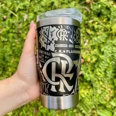 Copo Térmico PORTA LONG NECK / FL Personalizado com Gravação a Laser 360°