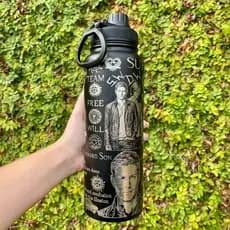 Garrafa Térmica SUPERNATURAL 800 ML Inox Personalizada com Gravação a Laser
