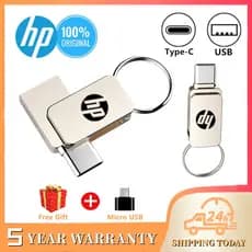 PenDrive OTG Tipo C À Prova D'água De Metal 3 Em 1 32 Gb 128 512 1 Tb 2 USB Flash Drive