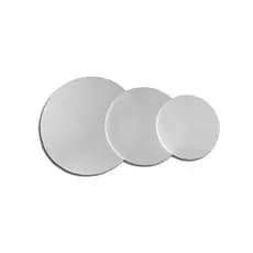 Discos de Isopor Liso de 20cm com 10 unidades