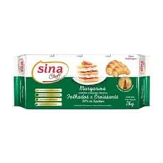 Margarina para folhados 2kg Sina Chef