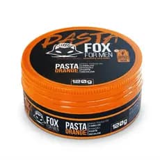 Pasta Modeladora Orange Fox For Men 120g Base Água Fixação Média Brilho Natural Sem Resíduos Casual!