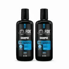 Kit 2 Shampoo Fox For Men Ice Fresh 240ml – Frescor Gelado + Limpeza Profunda