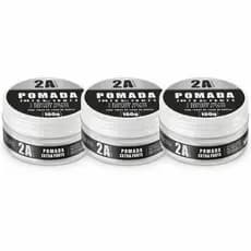 Kit 3x Pasta Modeladora Extra Forte 2A 160g | Fixação Extrema Matte Anti Frizz Proteção Térmica