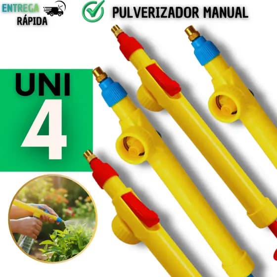 Pulverizador Manual Borrifador para Garrafa PET Bico Regulável Jardim Casa Limpeza Reutilizável