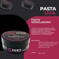 Pasta Modeladora para cabelo alta Fixação G10 Premium