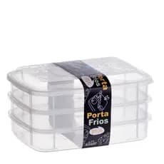 Porta Frios Organizador 3 Andares com Tampa – Conserva e Economiza Espaço