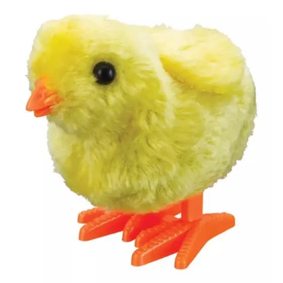 Brinquedo Pintinho Pelucia A Corda Grande 11cm Crianças