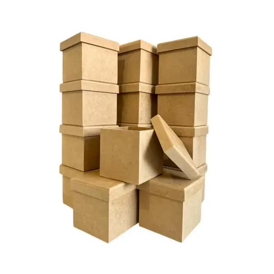 15 Caixas 10x10x10 Caixinhas Madrinha Padrinho Noivas Casamento Lembrancinhas MDF Madeira