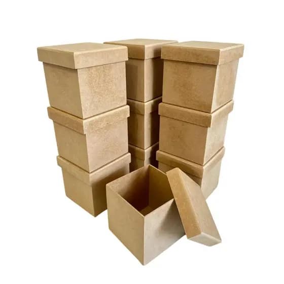 10 Caixas 10x10x10 Caixinhas Lembrancinhas  Madrinha Padrinho Noivas Casamento MDF