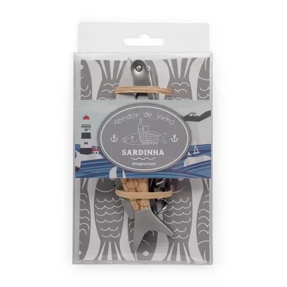 Abridor de vinho sardinha - Imaginarium