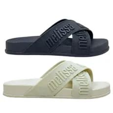 Kit 2 Pares Sandália Papete Melissa Birken M-Lover Anatômica Feminina Novidade Promoção