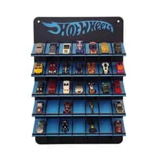 Porta Carrinhos HotWheels Expositor 35 Carrinhos MDF