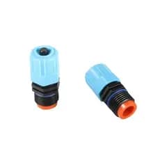 Kit 10 Aspersores Ajustáveis 1/2" Rosca Macho para Irrigação de Jardim e Estufa