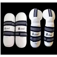 Kit de Proteção para Taekwondo LS HT0020 – Caneleiras e Protetores de Antebraço | Tamanho S