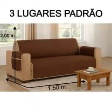 Protetor de Sofá 3 Lugares Dupla Face Impermeável 1,90x1,50M Promoção !