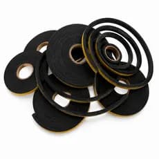 Fita EVA Preta Autoadesiva para Espelho LED 15mm x 10mm x 2m Alta Fixação Resistente