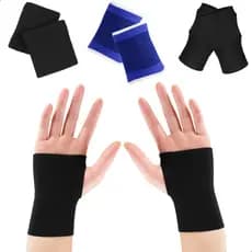2 Munhequeiras Neoprene Para Pulso Tendinite Proteção de Punho Protetor Para Dor