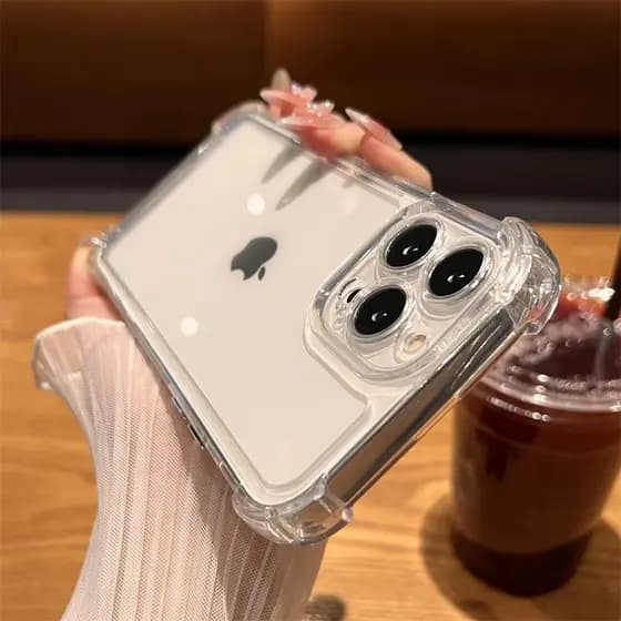 Capa Anti Impacto Transparente Tpu Para iPhone 6 7 8 Plus Xs Xs Mas 11 11 Pro Max 12 Mini 12 12 Pro 12 13 13 Pro Max