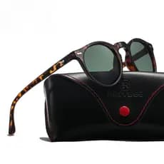 Óculos De Sol Polarizados Feminino Masculino Marca Design Tendência Luxo Vintage Unisex Motorista Tons UV400